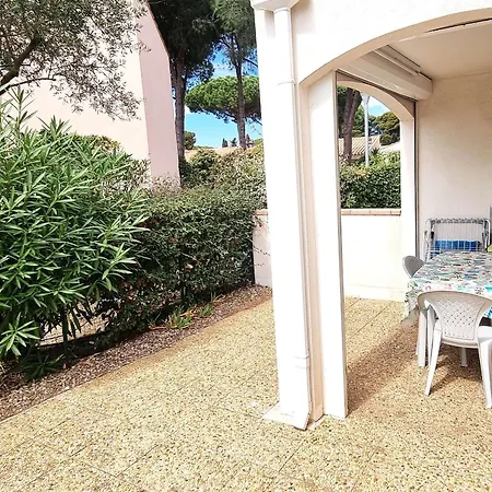 **charmant T2 4 Pers, Terrasse Jardin, Prox. Plage, Park. Privé, Quartier Pinède** - Fr-1-607-160 *