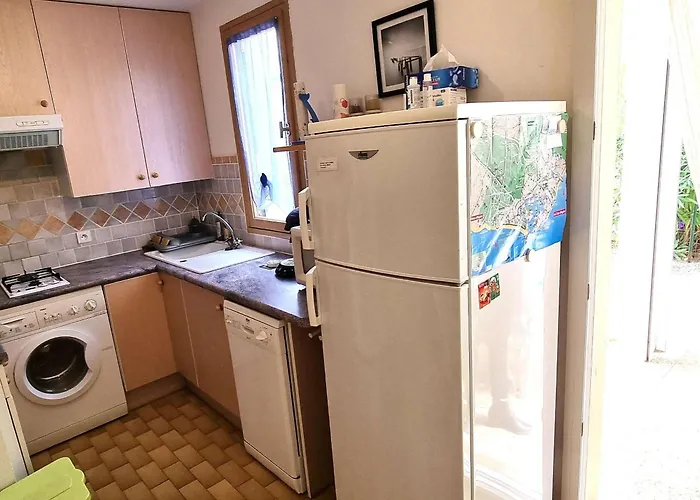 アパート T2 Pour 4 Pers., Jardin, Parking, Proche - Fr-1-607-160 アグド